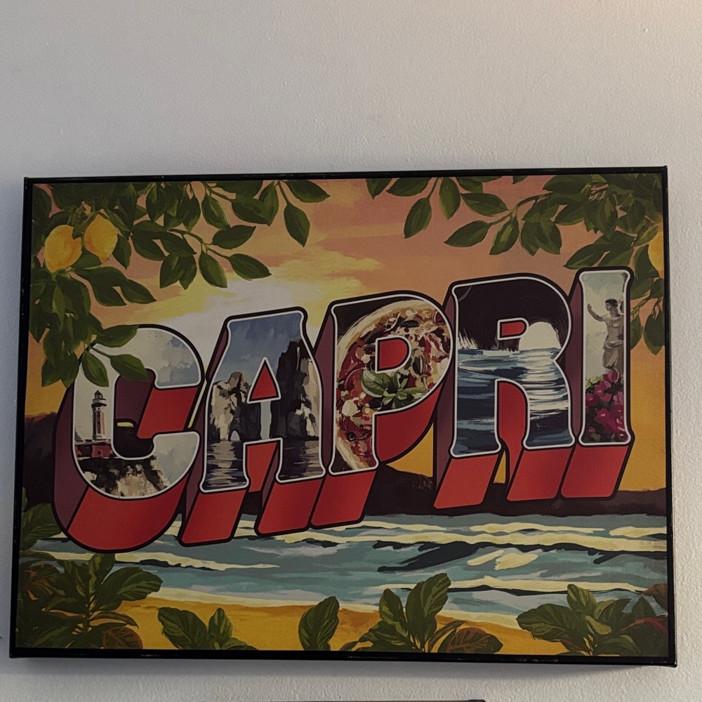 Capri Wall Art with Scenic Design